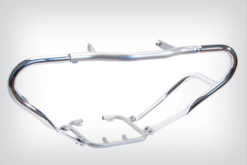 Engine protection bar - chrome