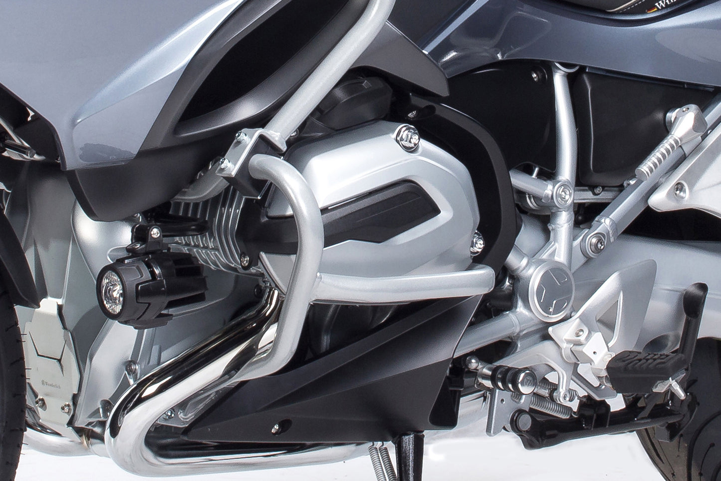 Engine protection bar - silver