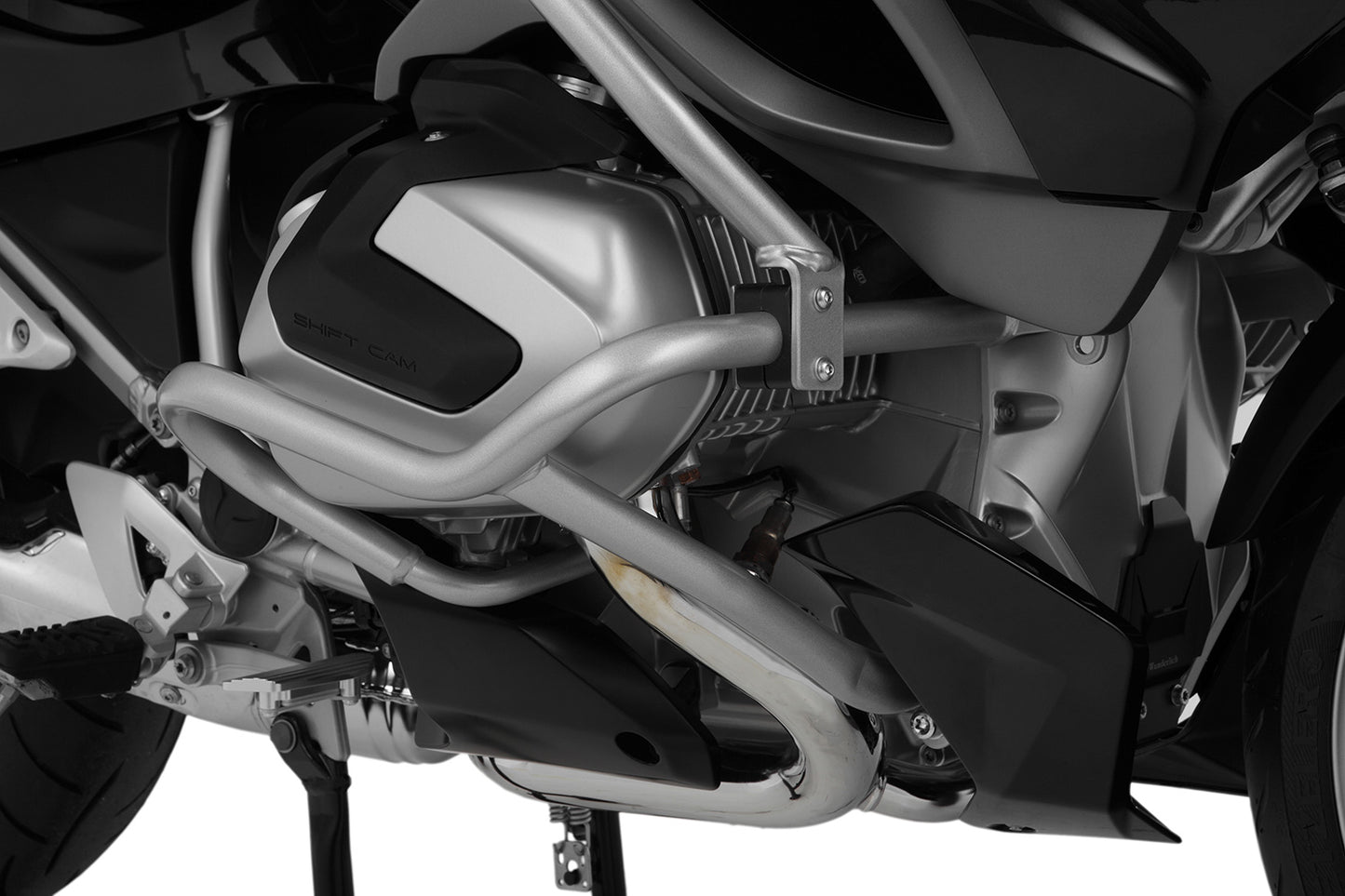 engine protection bar - silver