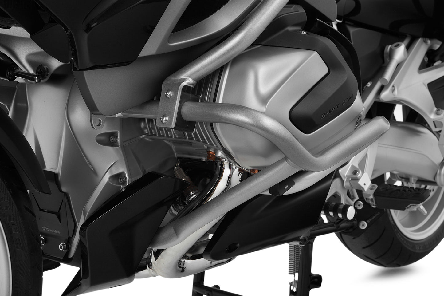 engine protection bar - silver