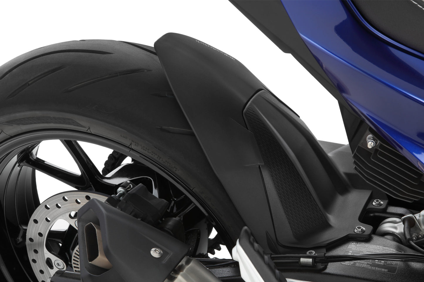 Rear fender extension - black