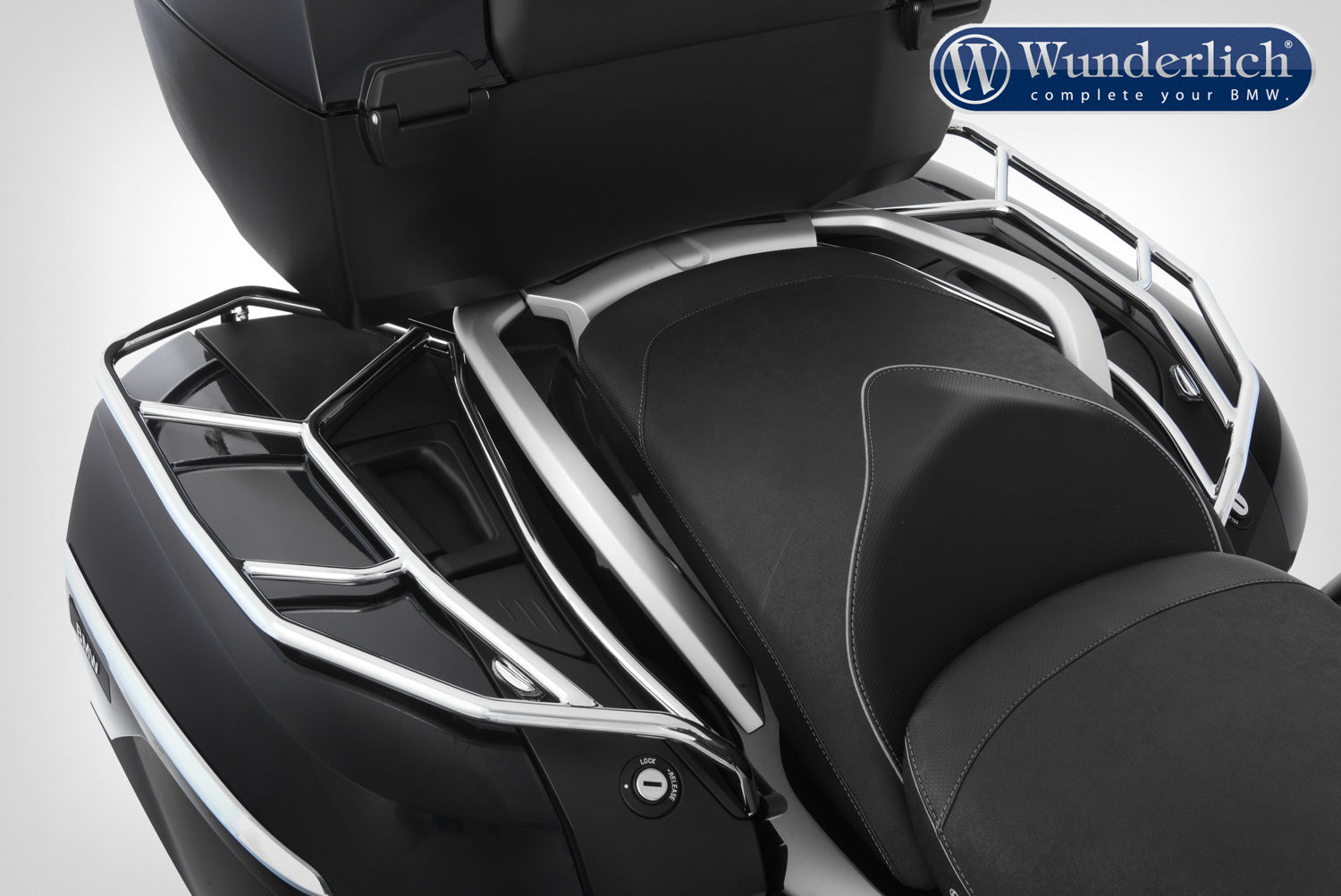 Wunderlich luggage rails for original case - right - chromed