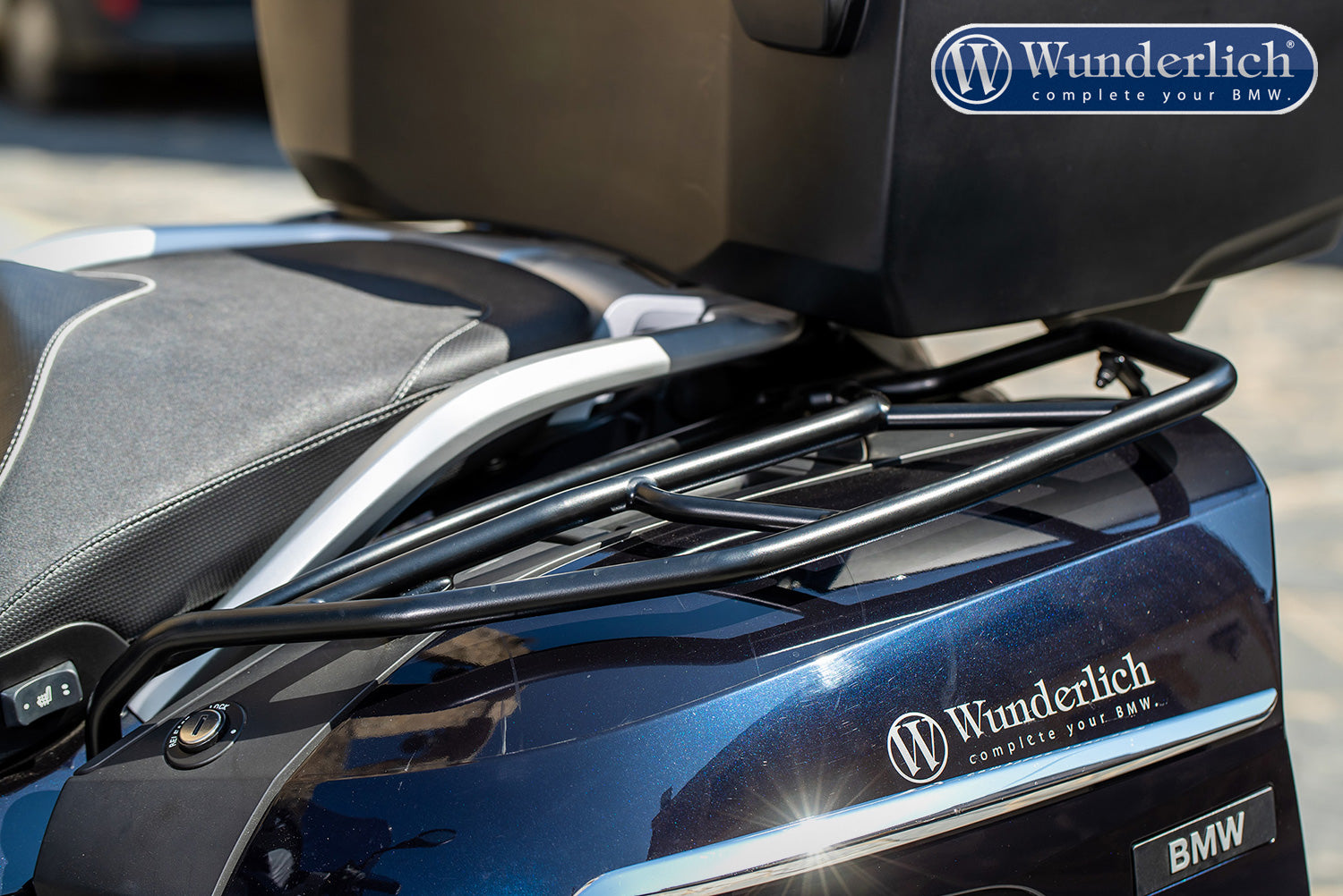 Wunderlich luggage rails for original case - left - black