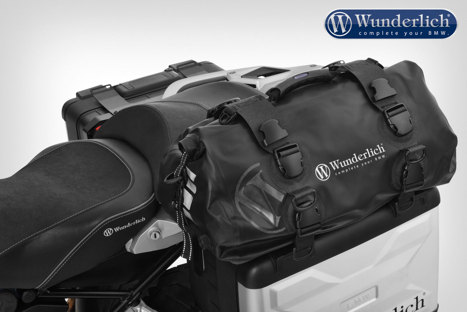 Wunderlich Luggage rails for original Vario case R 1200/1250 GS LC - Set - black