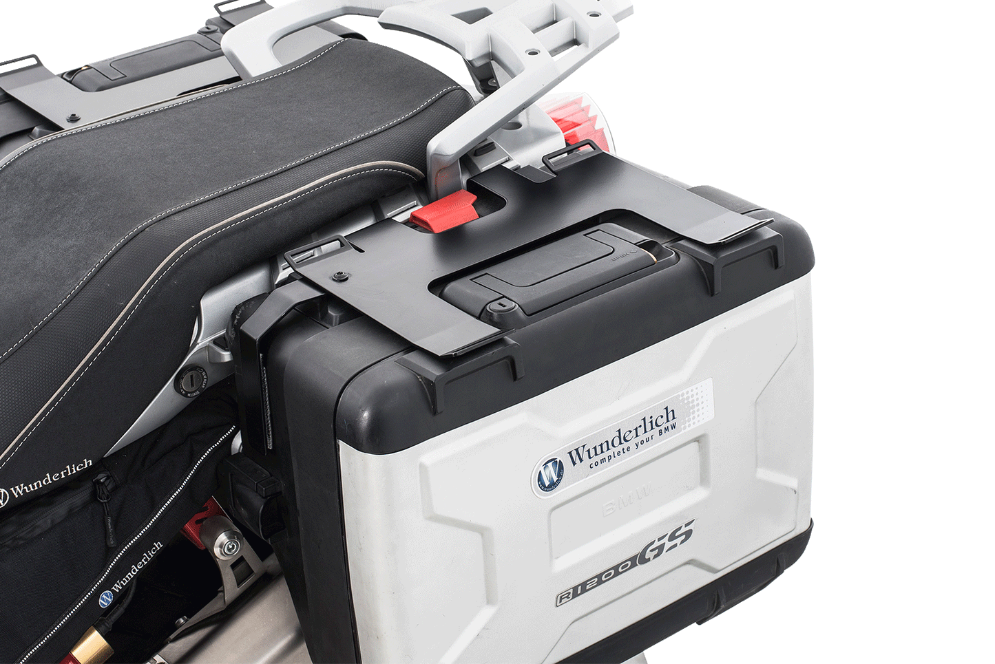 Luggage rails for original Vario case R 1200 GS to 2012 – Set – black