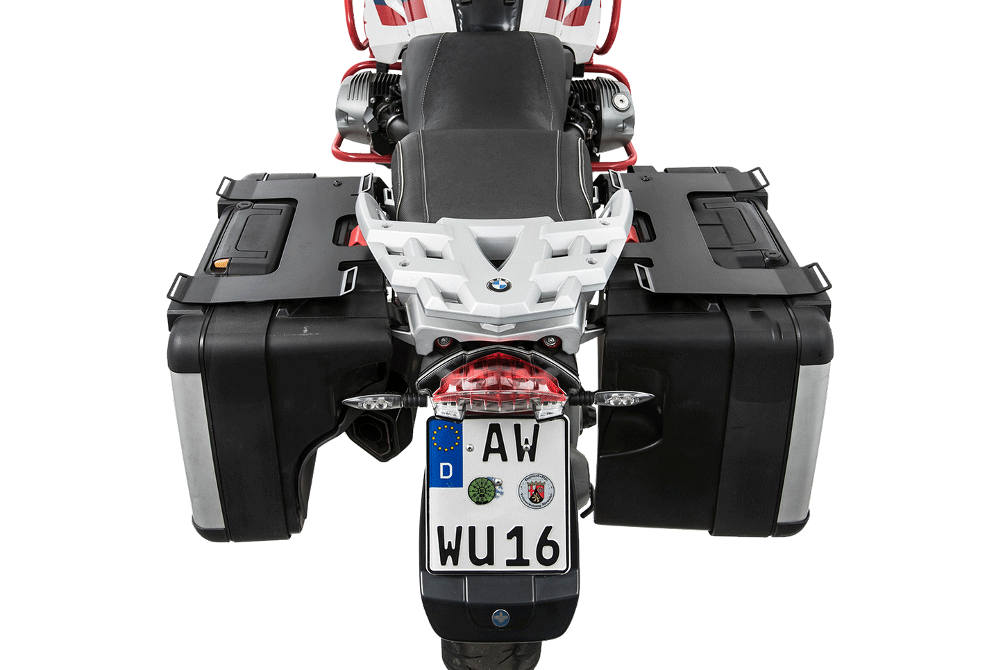 Luggage rails for original Vario case R 1200 GS to 2012 – Set – black