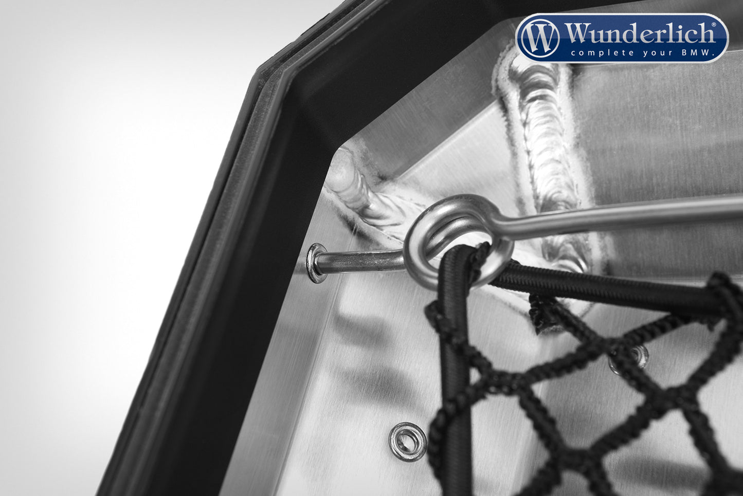 Wunderlich luggage net for aluminium case - Piece - black