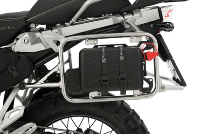 Universal holder for luggage racks - black