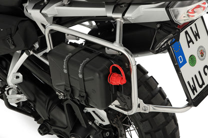 Universal holder for luggage racks - black