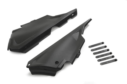 frame cover (with opening for socket) - black