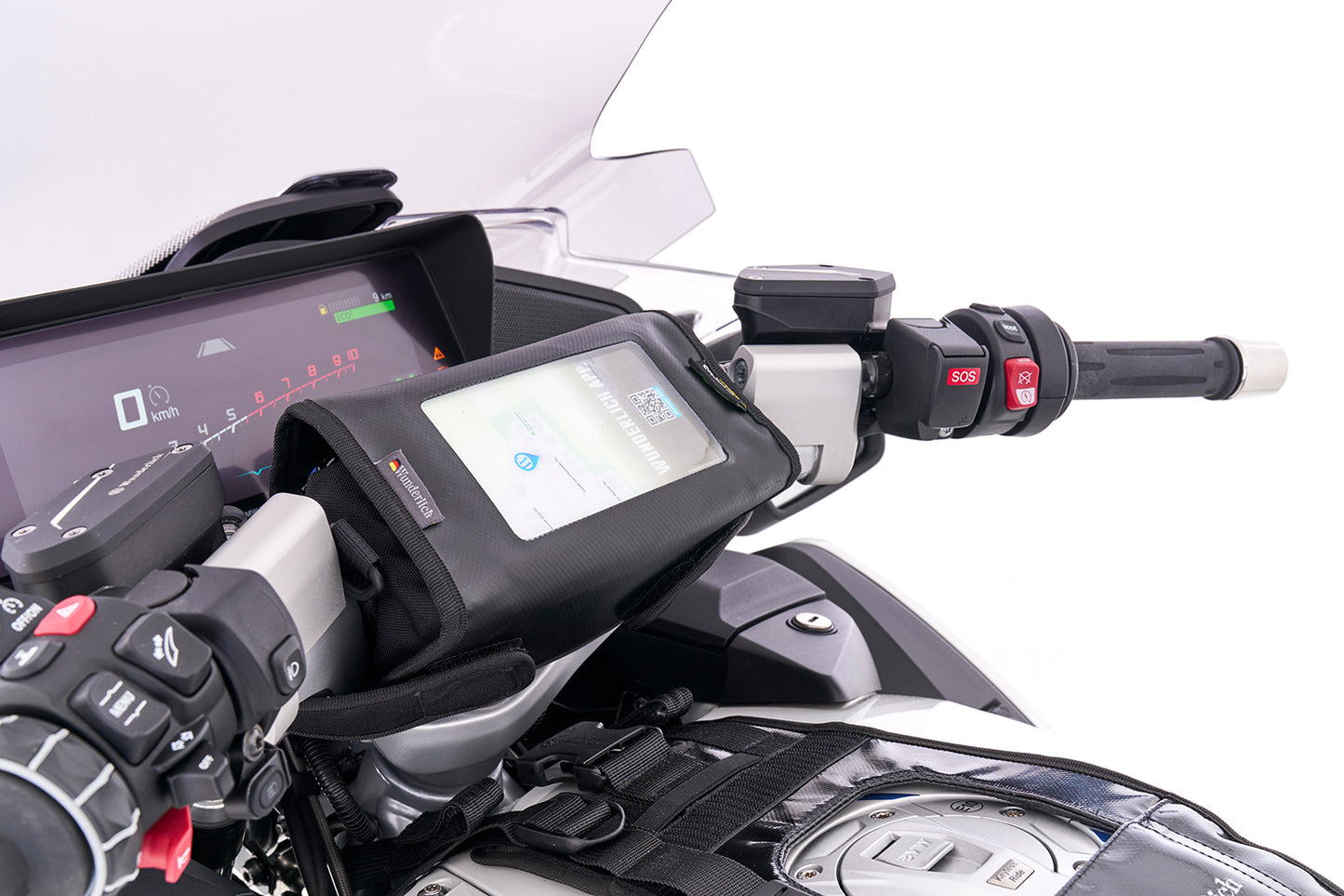 Wunderlich “BARBAG MEDIA” waterproof handlebar bag - black