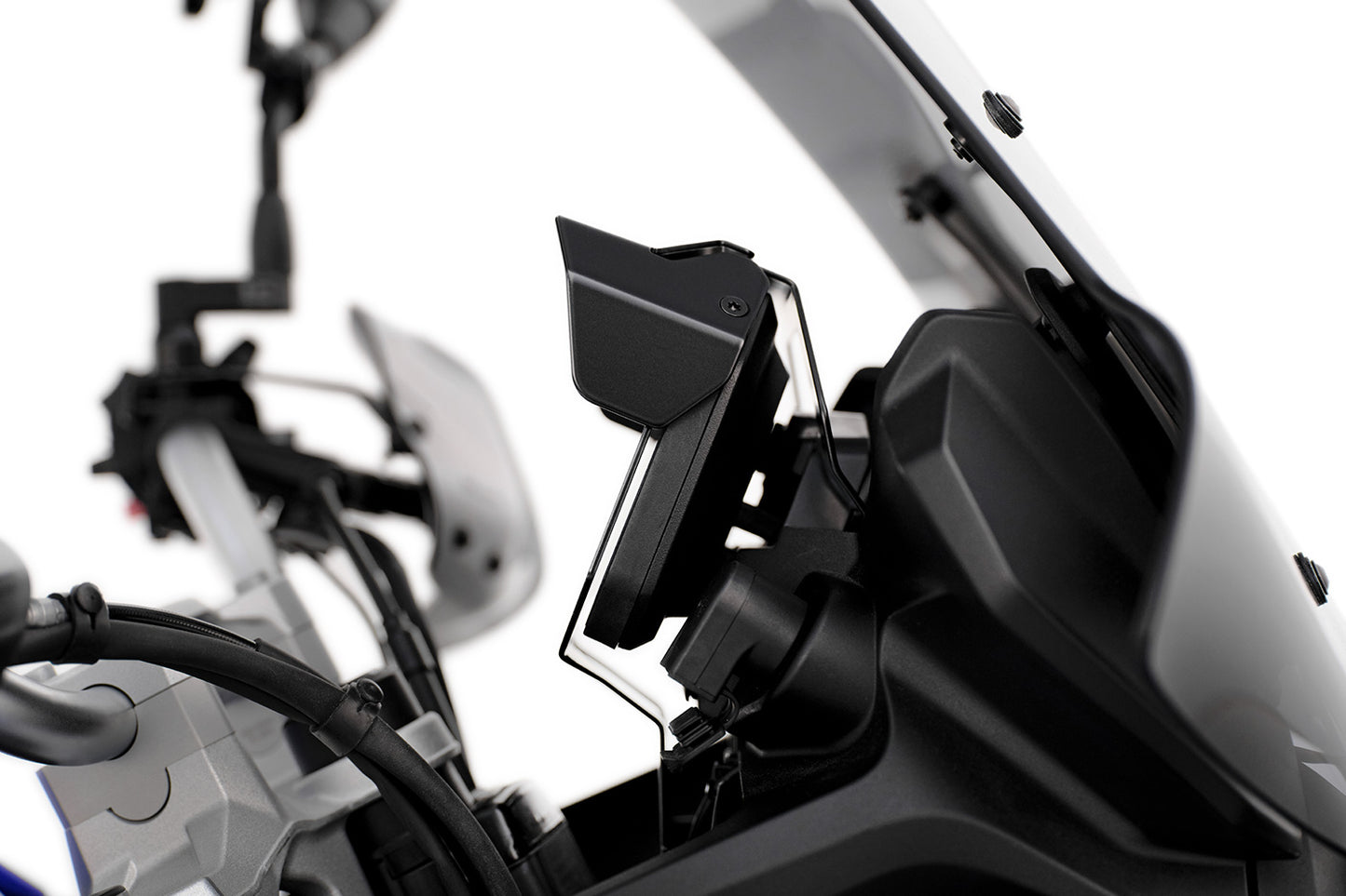 TFT Display Anti-Theft Protection with Sun Visor Preparation - black