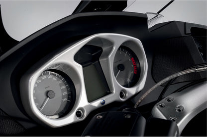 Instrument Surround with Visor - silver