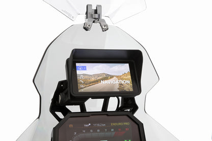 Glare Shield for BMW Navigator ConnectedRide - black