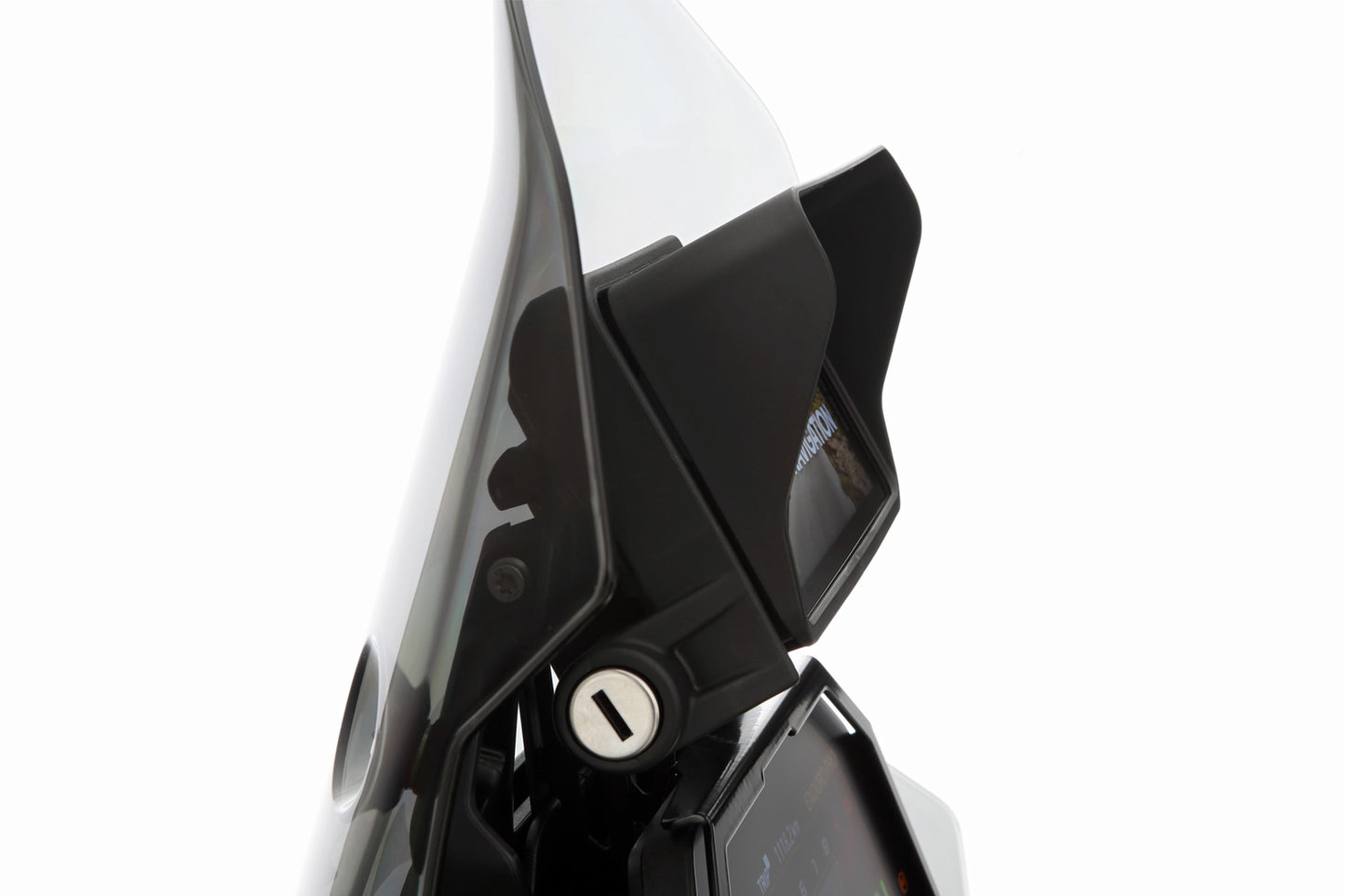 Glare Shield for BMW Navigator ConnectedRide - black