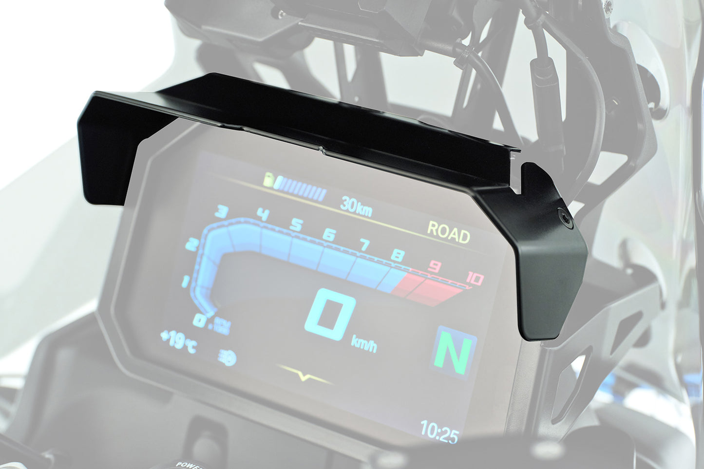 sun visor for TFT anti-theft protection - black