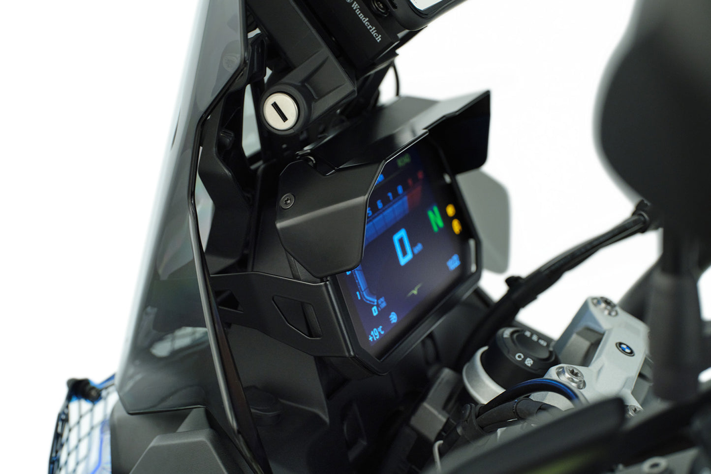 sun visor for TFT anti-theft protection - black