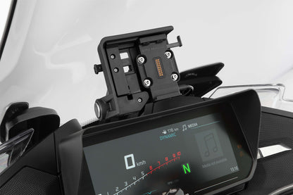 Base holder for original Navigator R 1250 RT - black