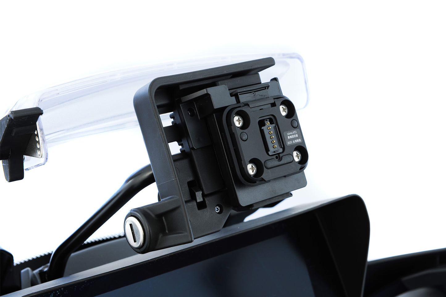 Navigation adapter for Garmin zūmo XT2/XT3 on original BMW navigation mount - black