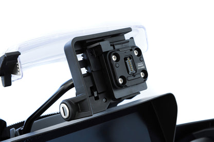 Navigation adapter for Garmin zūmo XT2/XT3 on original BMW navigation mount - black
