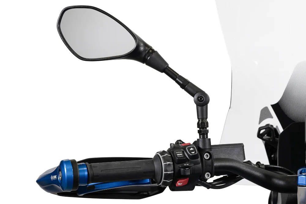 Foldable handlebar mirror Supertouring - left - black