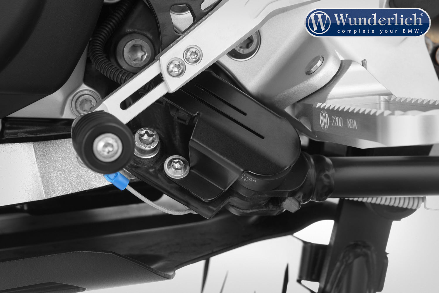 Wunderlich protective cover for the ignition interruption switch - black