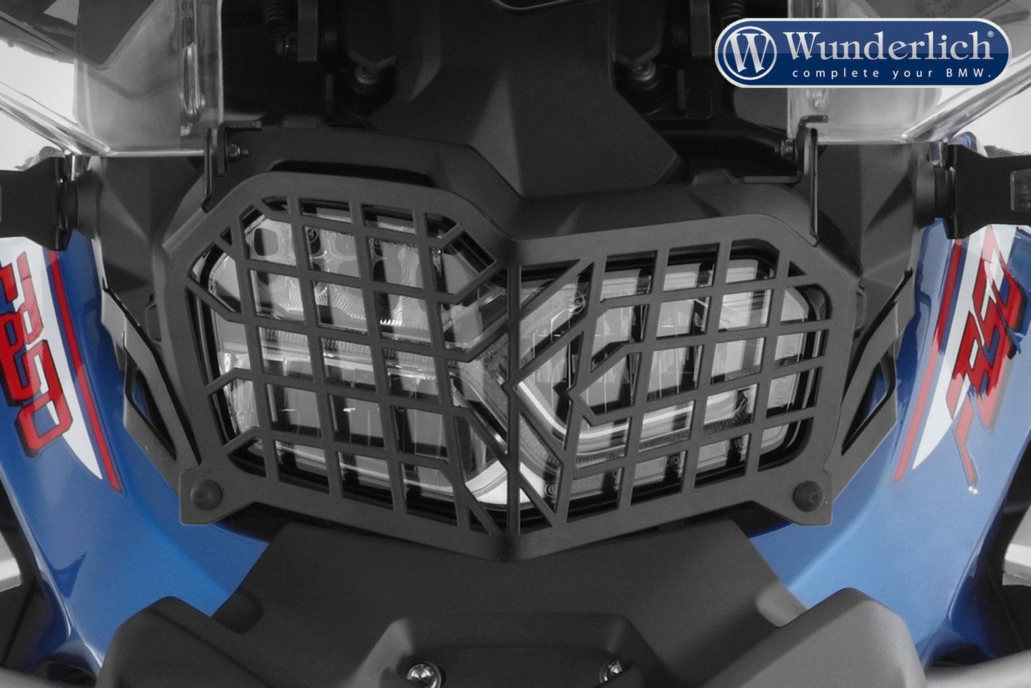 foldable headlight protection grille