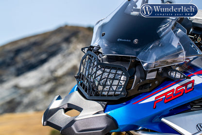 foldable headlight protection grille