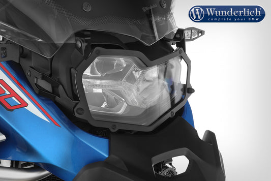 headlight protection grille, foldable, »CLEAR« for F850 GS - black