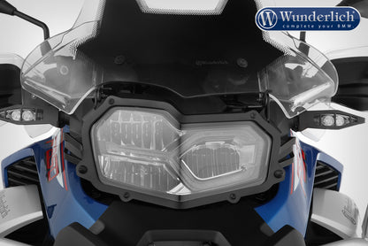 headlight protection grille, foldable, »CLEAR« for F850 GS - black