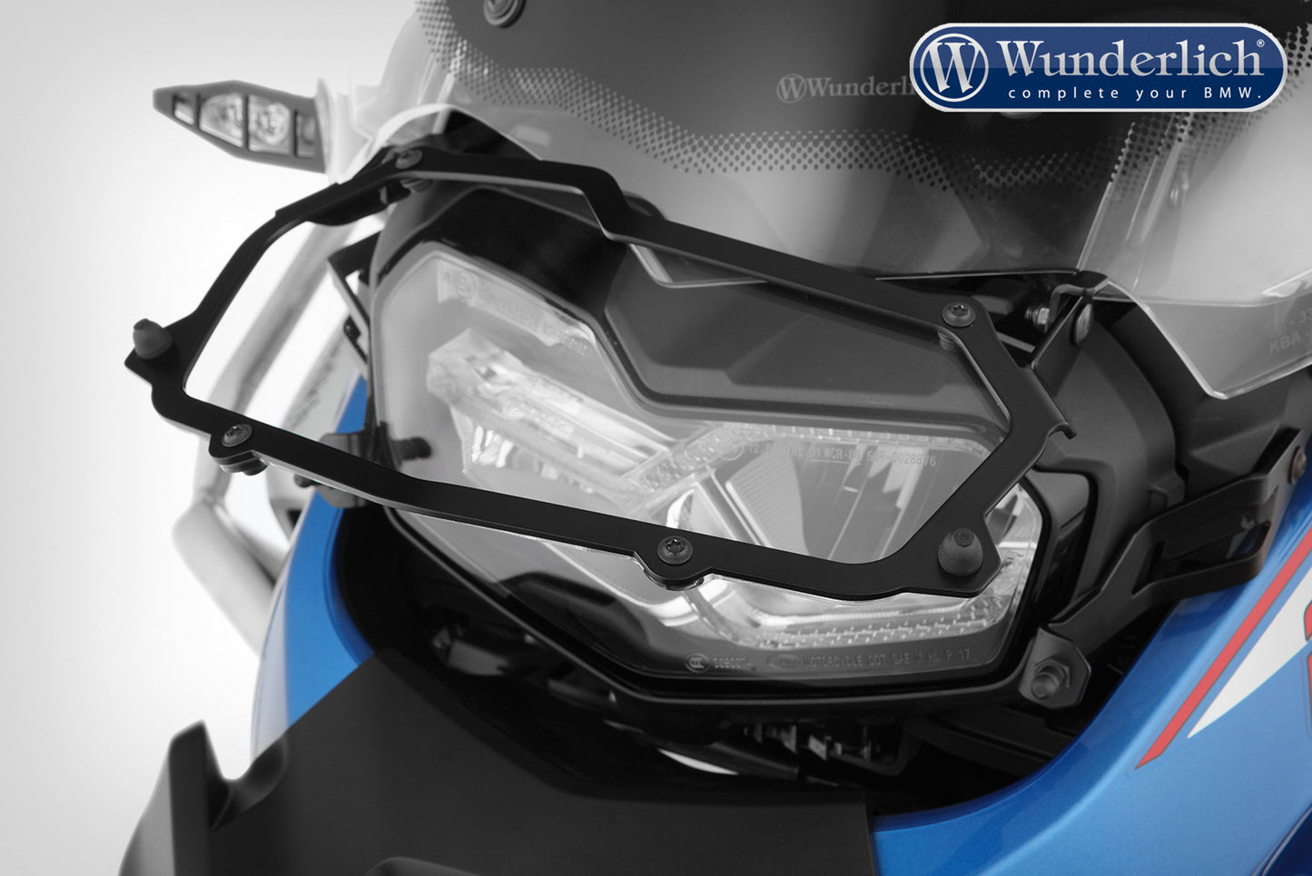 headlight protection grille, foldable, »CLEAR« for F850 GS - black