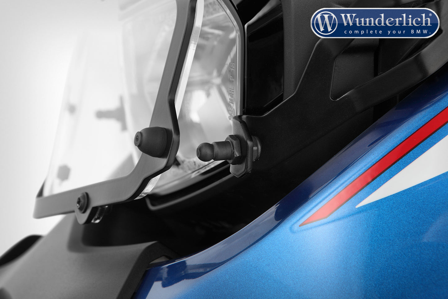 headlight protection grille, foldable, »CLEAR« for F850 GS - black