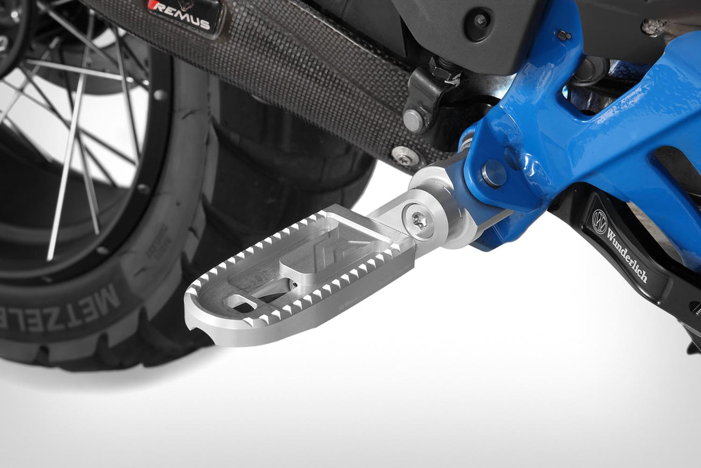 Vario footrest system Rider (pair) SILVER