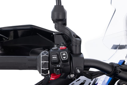 Mirror Adapter up + wide - Set - black