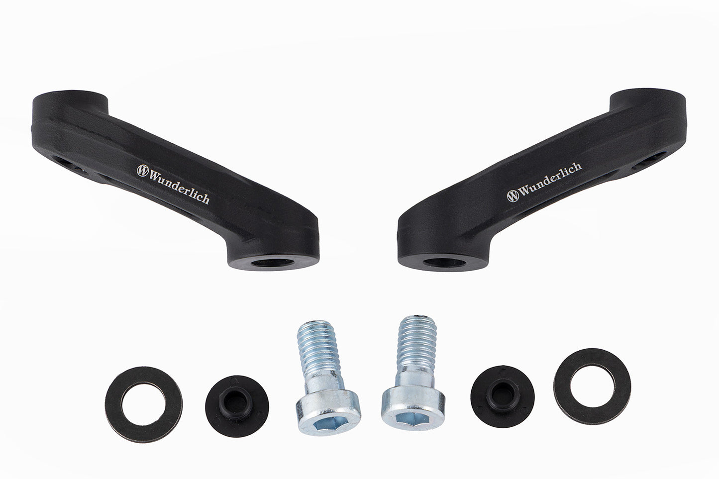 Mirror Adapter up + wide - Set - black