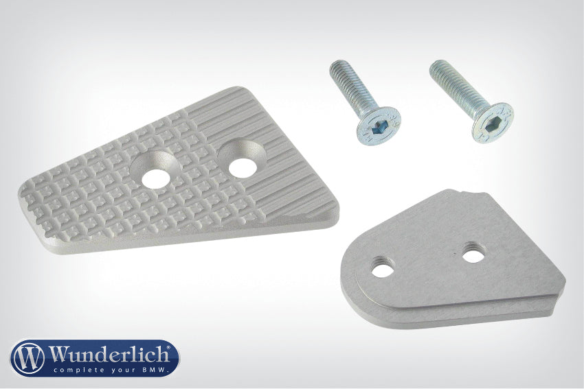 Brake lever extension  silver