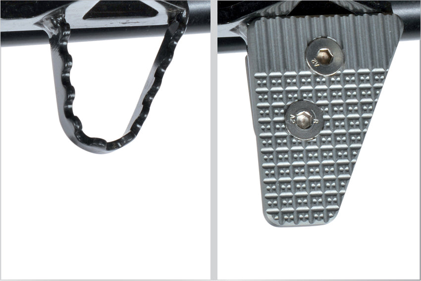 Brake lever extension  silver