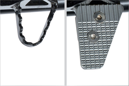 Brake lever extension  silver