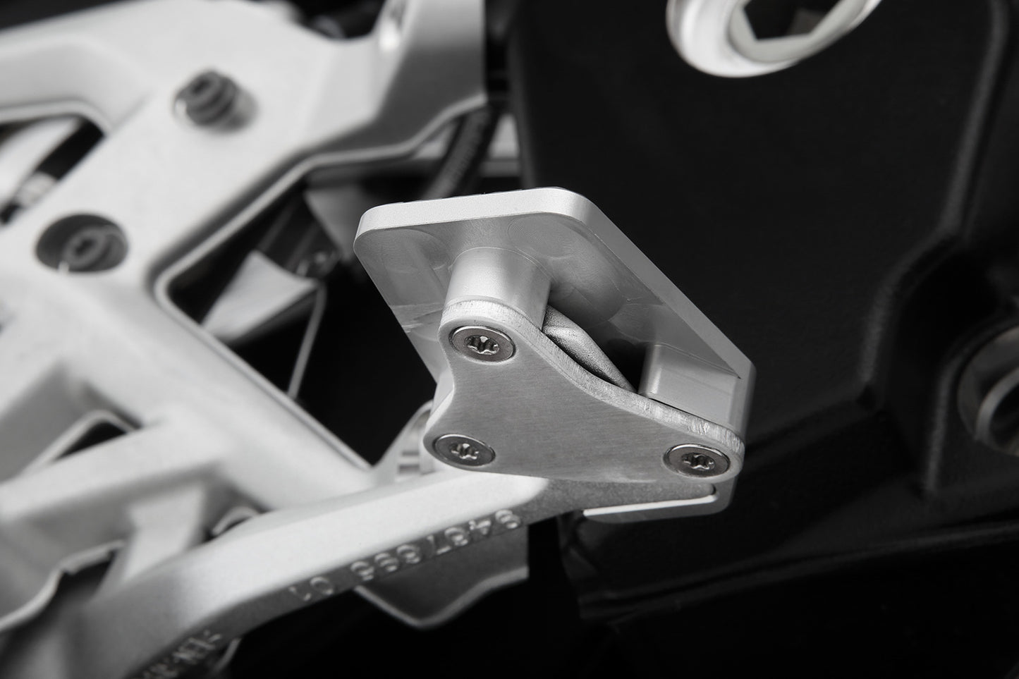 brake lever enlargement - silver