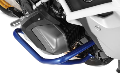 engine protection bar stainless steel - HP blue