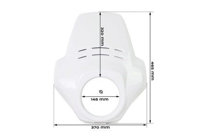 Unit Garage Fenouil Fairing R 12 G/S - dark black uni matt