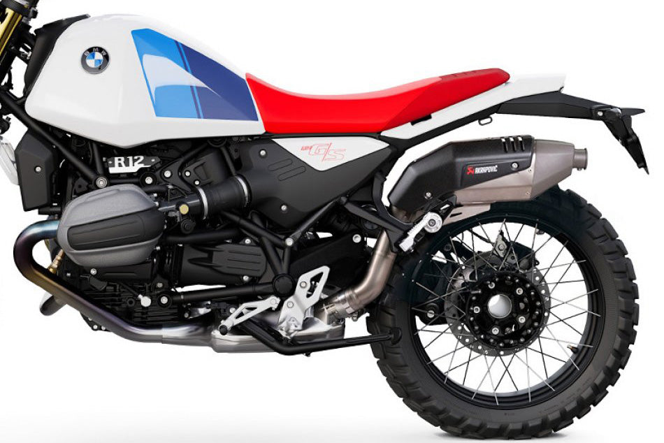 High-mounted Exhaust Unit Garage-Akrapovic R 12 G/S - titanium