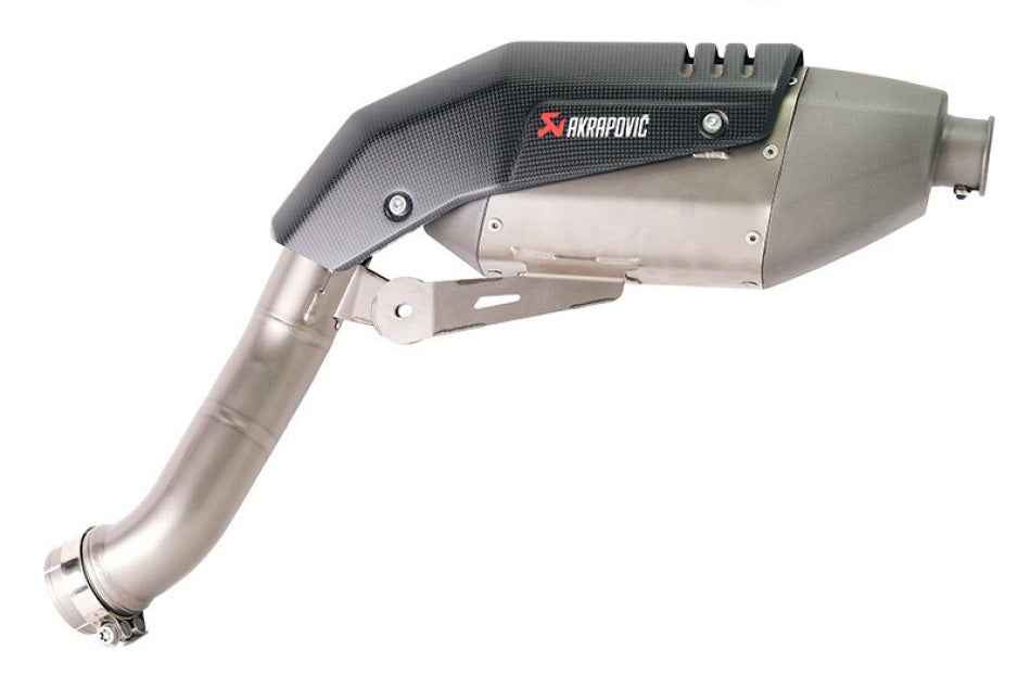 High-mounted Exhaust Unit Garage-Akrapovic R 12 G/S - titanium
