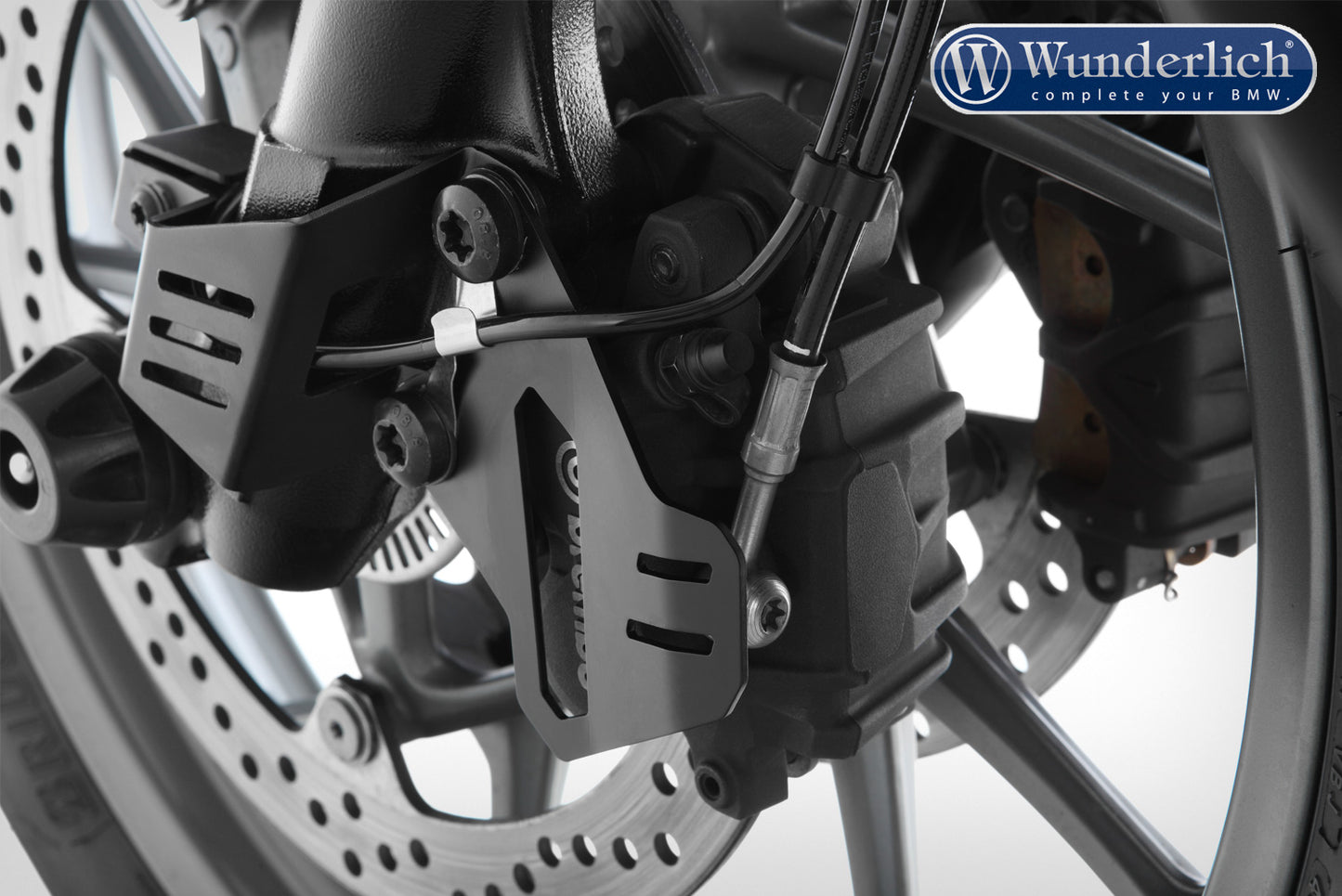 front brake caliper cover set - black