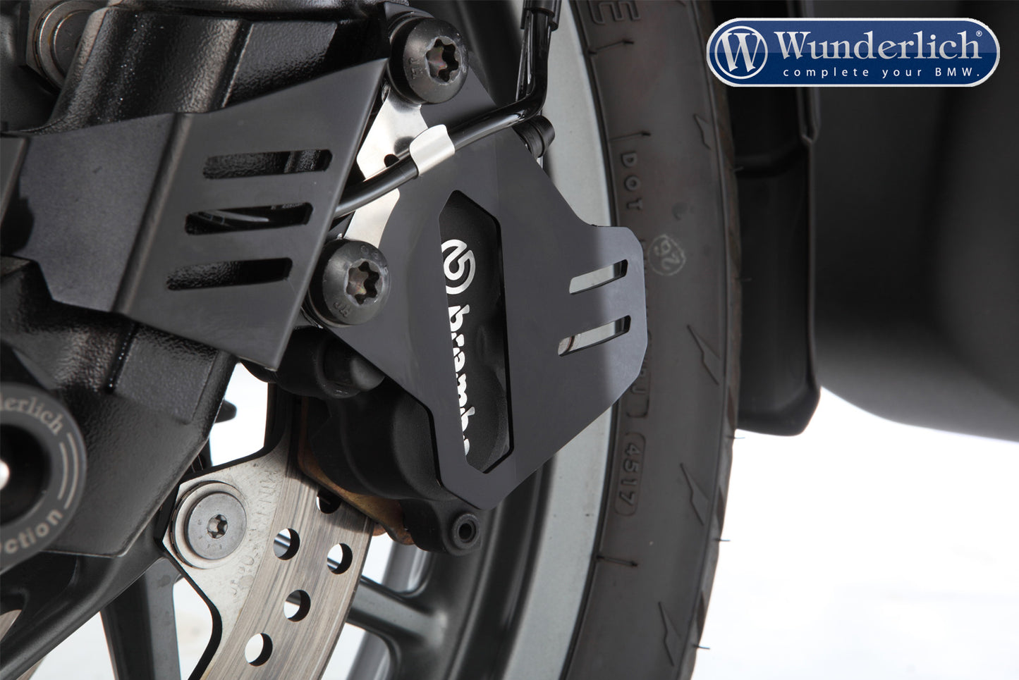 front brake caliper cover set - black