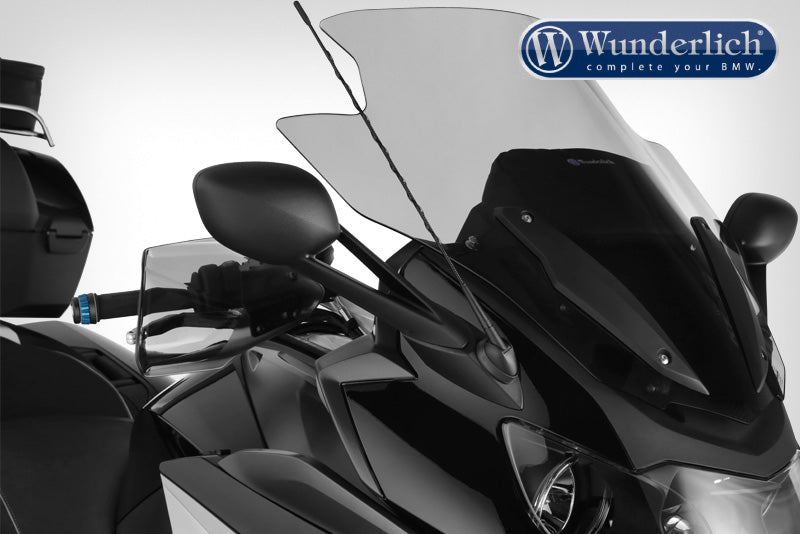 Wunderlich Hand guards CLEAR-PROTECT - smoked grey