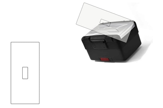 PremiumShield protective case film set for BMW Vario-Topcase - clear