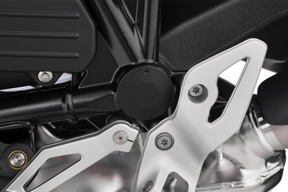 Swingarm Pivot Cover classic design - left - black