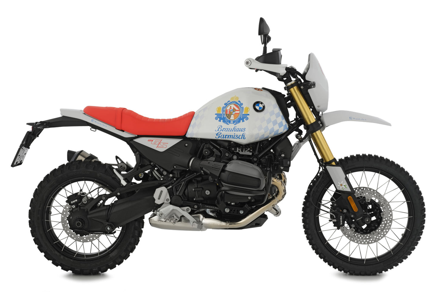 Swingarm Pivot Cover classic design - left - black