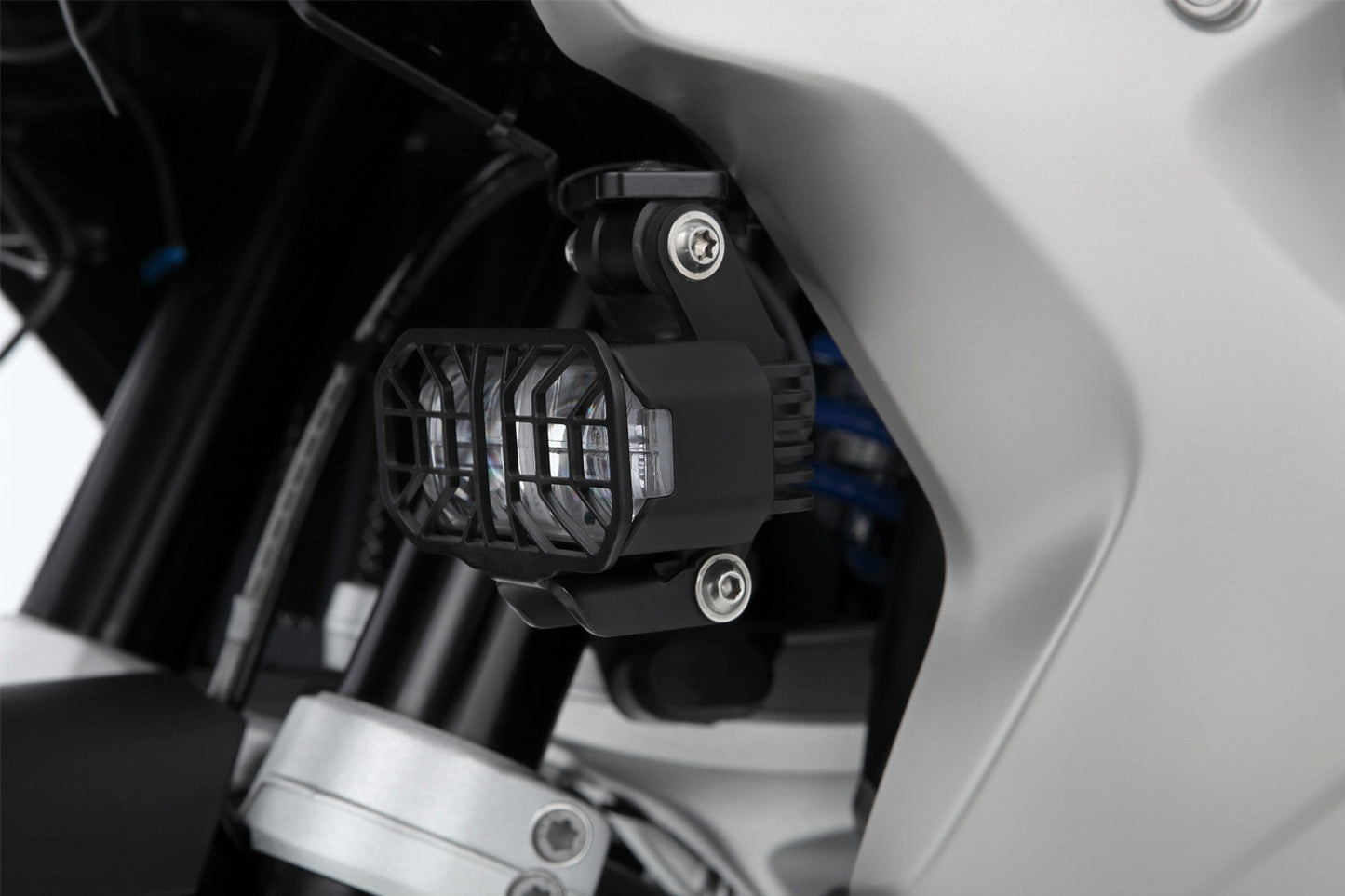 LED Auxillary headlight »MICROFLOOTER 3.0« - for protection bar mounting - black